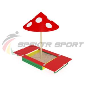 Купить Песочница с крышкой и грибком ИО 512 в Пучеже 