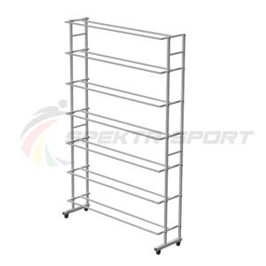 Купить Стеллаж для мячей мобильный односторонний шир. 1320 мм SP ХИ-М1_25 в Пучеже 