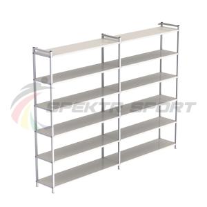 Купить Стеллаж для хранения инвентаря открытый (полки металл) 1900*2500*350 мм в Пучеже 